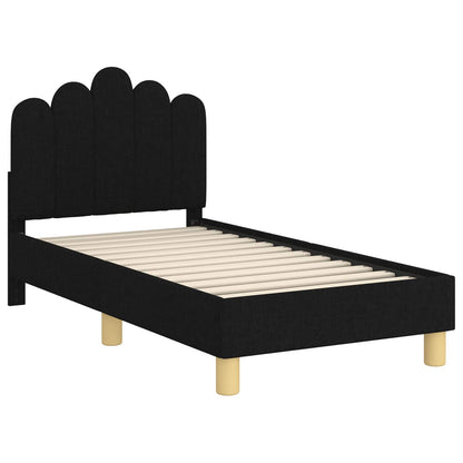 Struttura letto per bambini con testata Nero 70 x 140 cm | homemem39