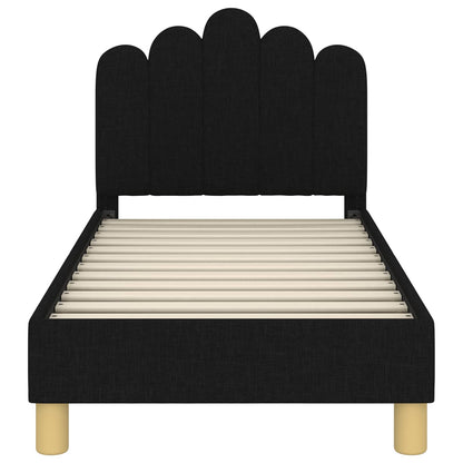 Struttura letto per bambini con testata Nero 70 x 140 cm | homemem39