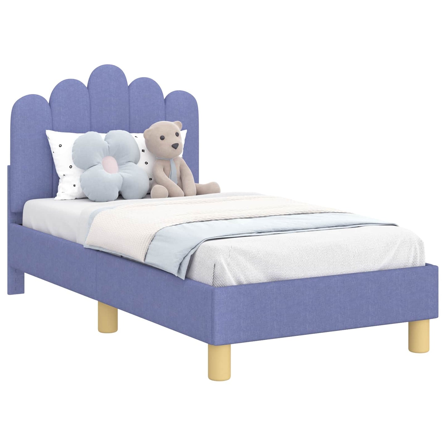 Struttura letto per bambini con testata Blu jeans 70 x 140 cm | homemem39