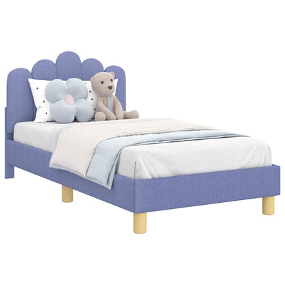 Struttura letto bambini con testata Blu jeans 80 x 160 cm | homemem39