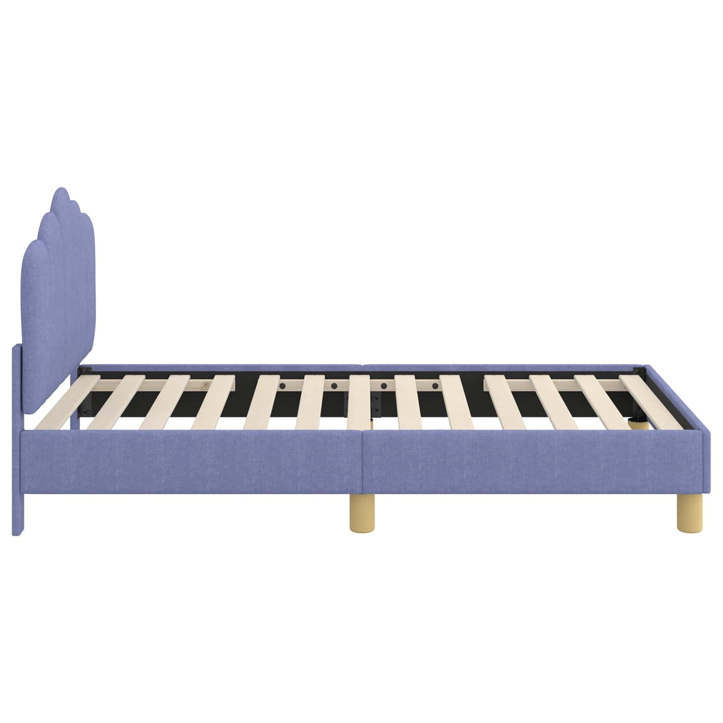 Struttura letto bambini con testata Blu jeans 80 x 160 cm | homemem39