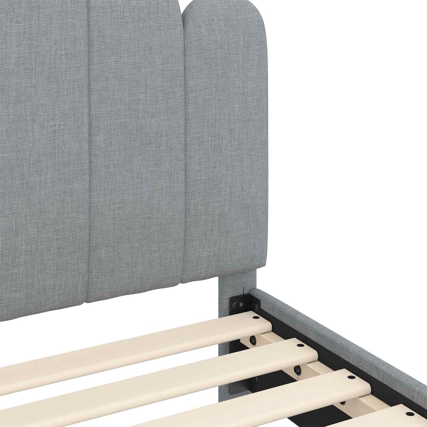 Struttura letto bambini con testata Grigio Chiaro 80 x 200 cm | homemem39