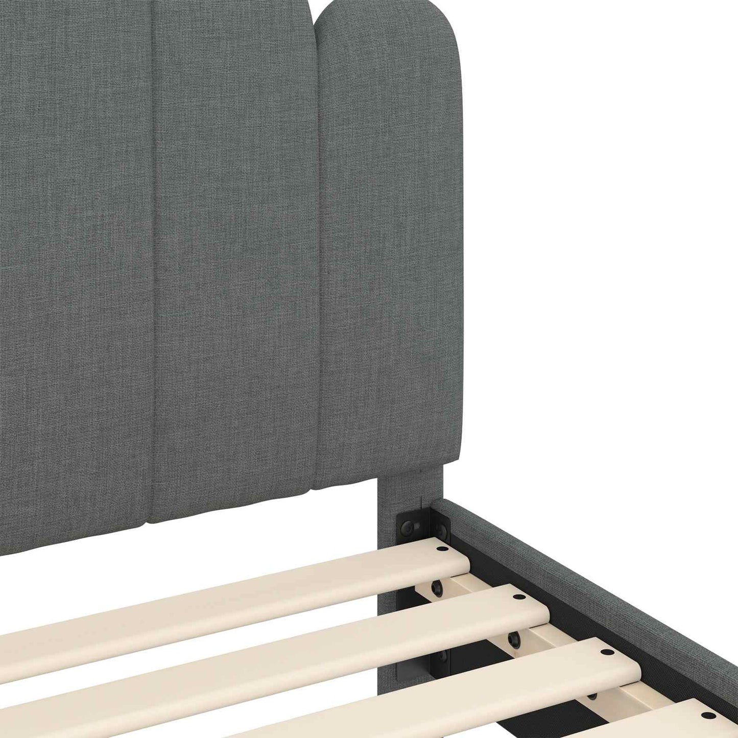 Struttura letto bambini con testata Grigio Scuro 80 x 200 cm | homemem39