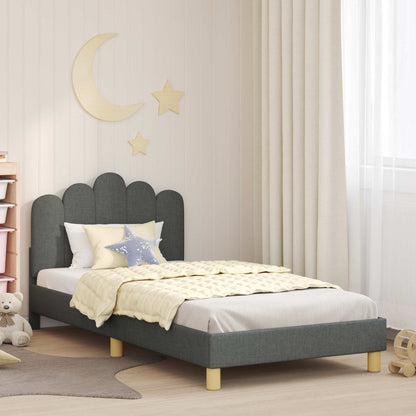 Struttura letto bambini con testata Grigio Scuro 80 x 200 cm | homemem39