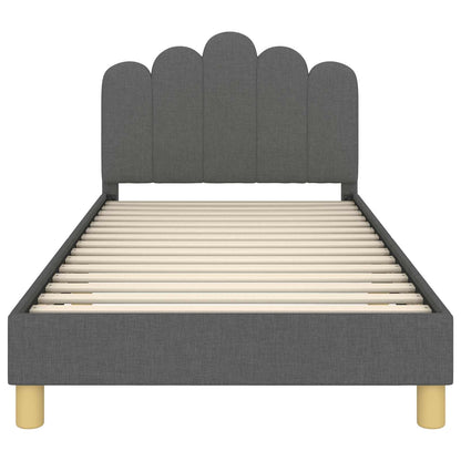 Struttura letto bambini con testata Grigio Scuro 80 x 200 cm | homemem39