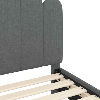 Struttura letto bambini con testata Grigio Scuro 90 x 190 cm | homemem39