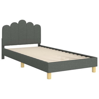 Struttura letto bambini con testata Grigio Scuro 90 x 190 cm | homemem39