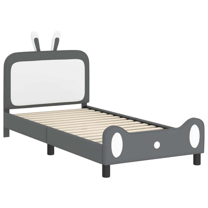 Struttura letto bambini con testata Grigio Chiaro 80 x 200 cm | homemem39