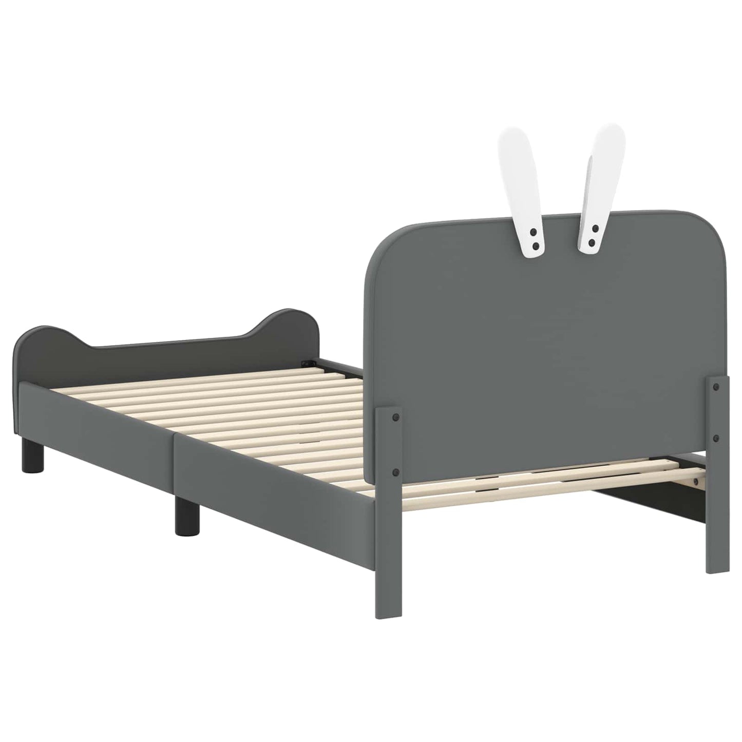 Struttura letto bambini con testata Grigio Chiaro 80 x 200 cm | homemem39
