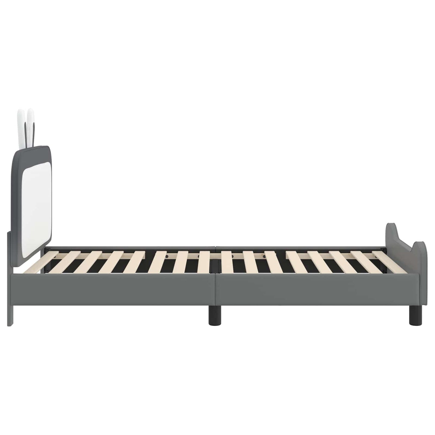 Struttura letto bambini con testata Grigio Chiaro 80 x 200 cm | homemem39