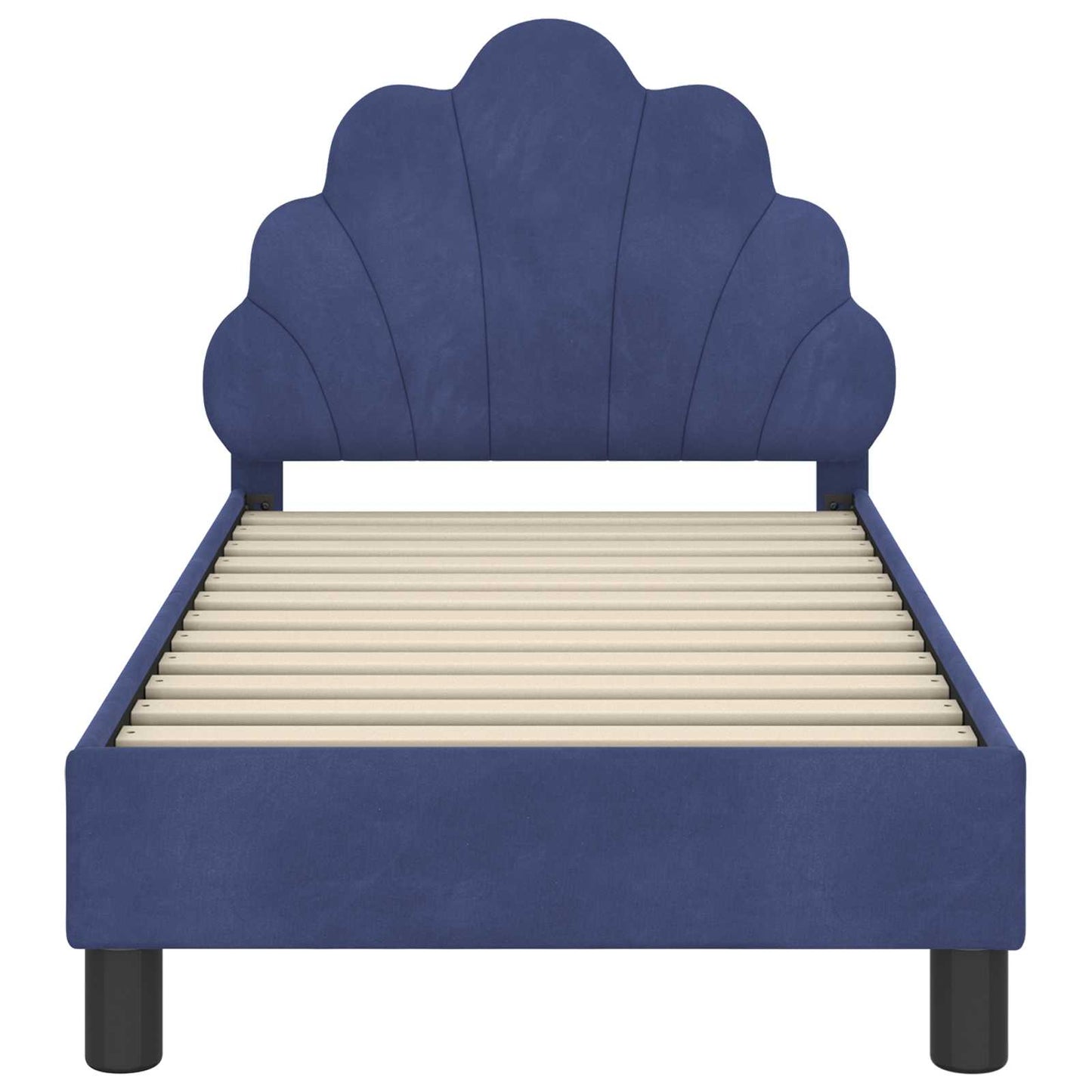 Struttura letto per bambini con testata Blu Polizia 70 x 140 cm