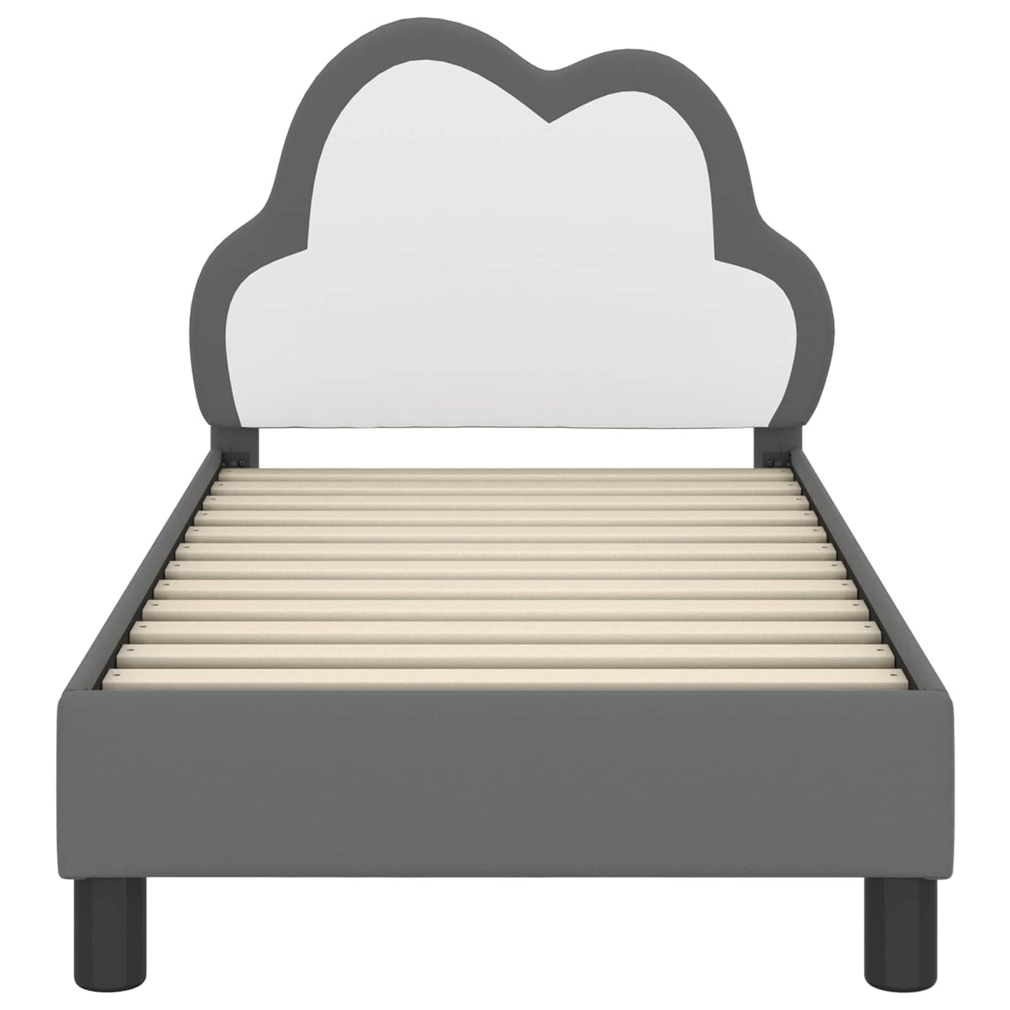 Struttura letto per bambini con testata Grigio chiaro