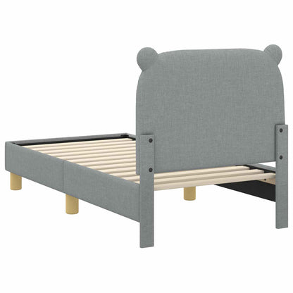 Struttura letto per bambini con testata Grigio chiaro