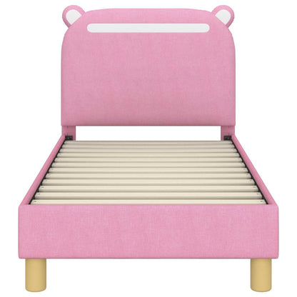 Struttura letto per bambini con testata Rosa 70 x 140 cm