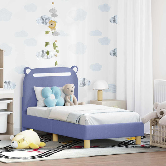Struttura letto per bambini con testata Blu jeans 70 x 140 cm