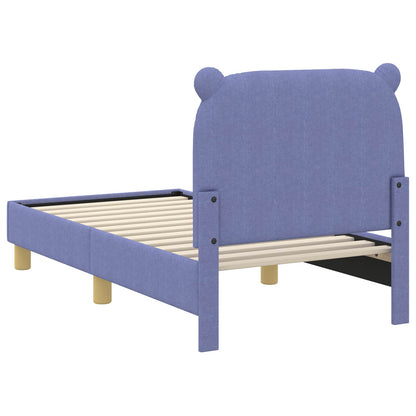 Struttura letto per bambini con testata Blu jeans 70 x 140 cm