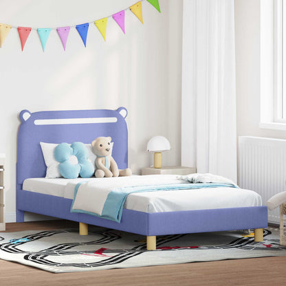 Struttura letto bambini con testata Blu jeans 90 x 190 cm
