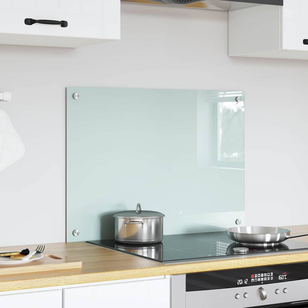 Rivestimento da Cucina Bianco 70 x 50 cm vetro temperato