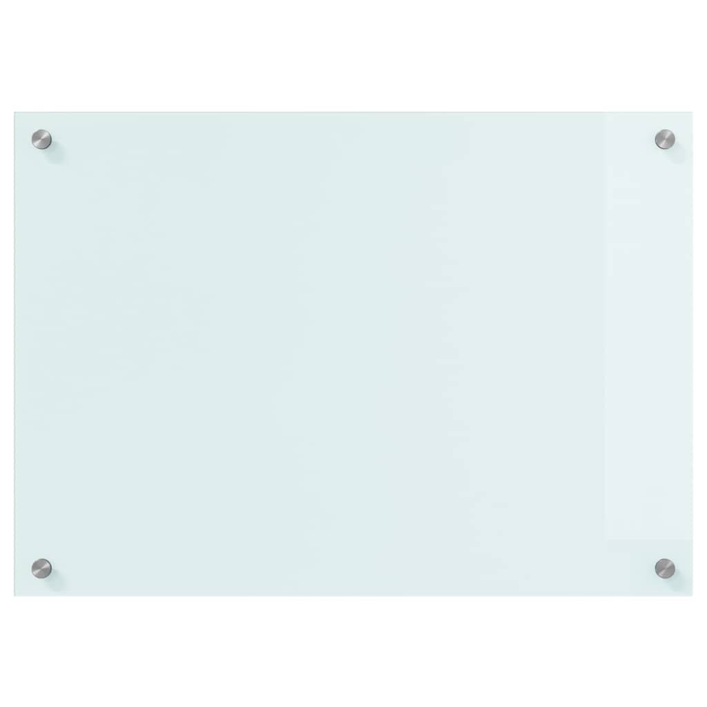 Rivestimento da Cucina Bianco 70 x 50 cm vetro temperato