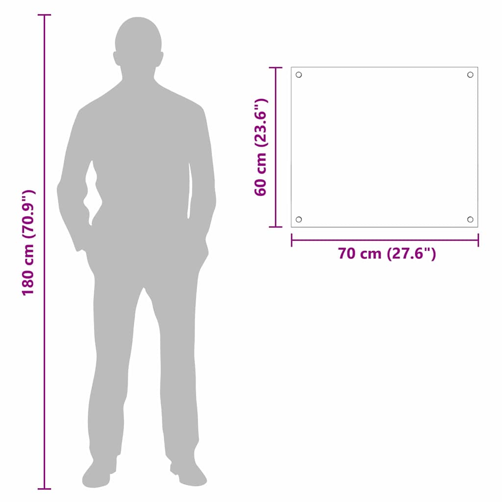 Rivestimento da Cucina Bianco 70 x 60 cm vetro temperato
