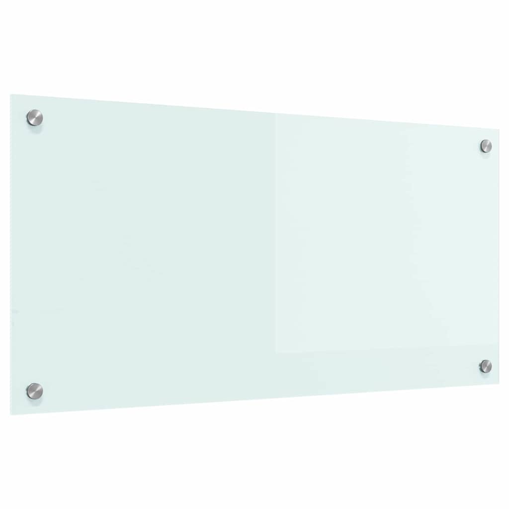 Rivestimento da Cucina Bianco 80 x 40 cm vetro temperato