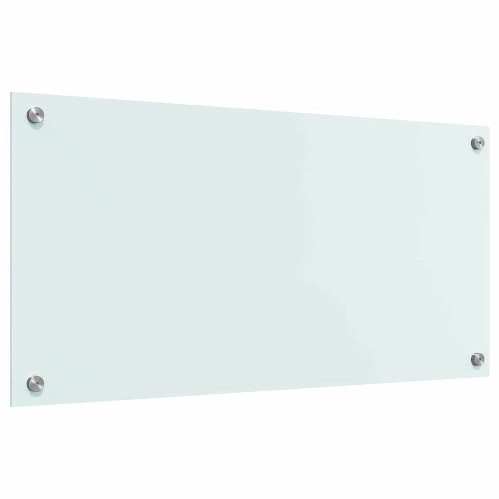 Rivestimento da Cucina Bianco 80 x 40 cm vetro temperato