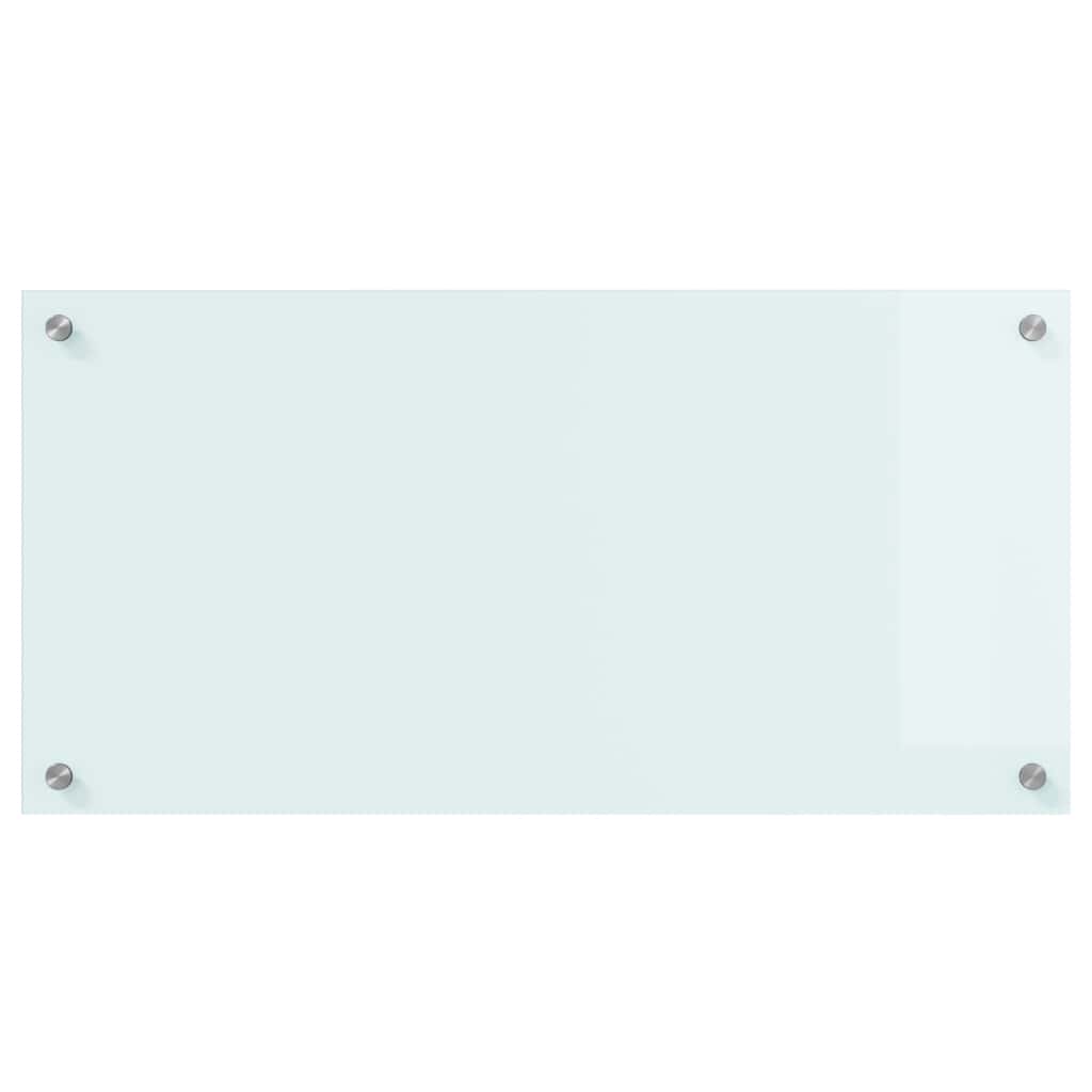 Rivestimento da Cucina Bianco 80 x 40 cm vetro temperato