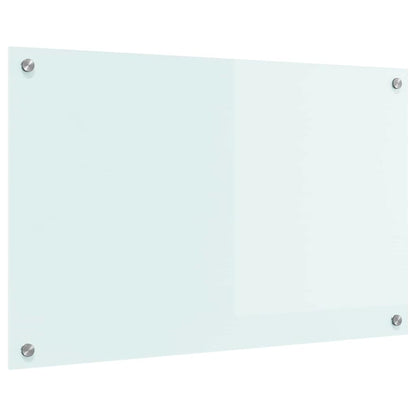 Rivestimento da Cucina Bianco 80 x 50 cm vetro temperato