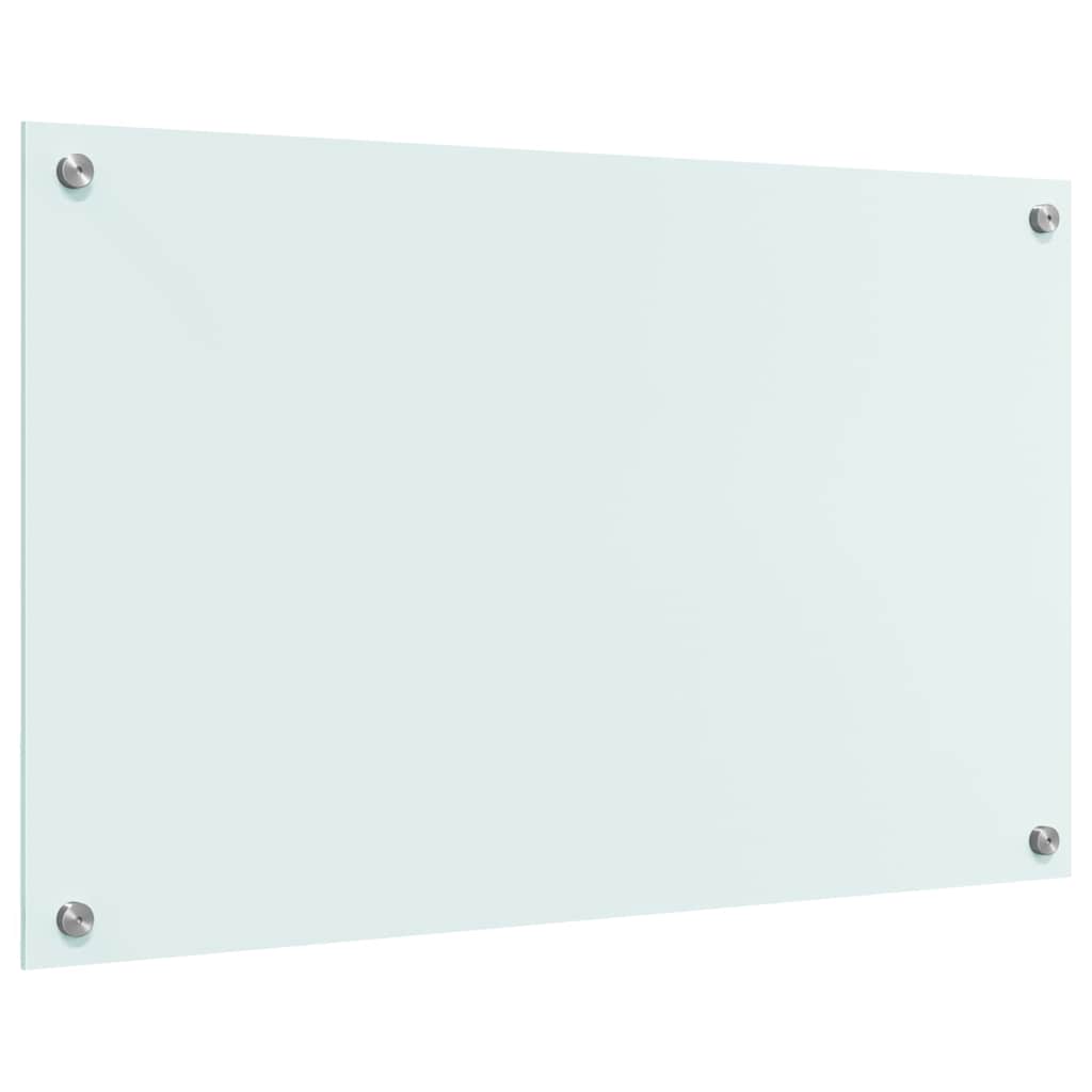 Rivestimento da Cucina Bianco 80 x 50 cm vetro temperato