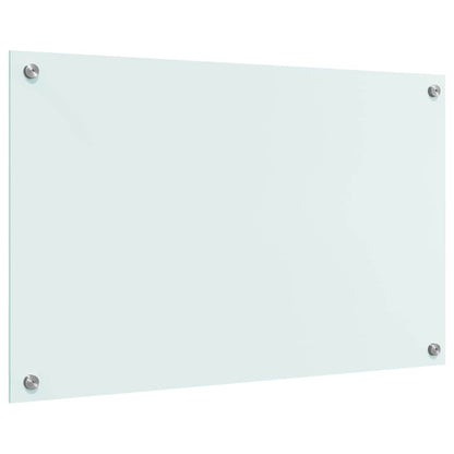 Rivestimento da Cucina Bianco 80 x 50 cm vetro temperato