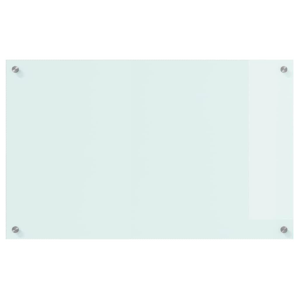 Rivestimento da Cucina Bianco 80 x 50 cm vetro temperato