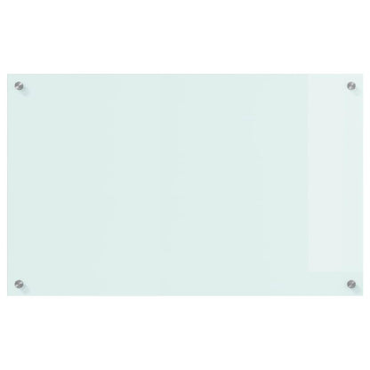 Rivestimento da Cucina Bianco 80 x 50 cm vetro temperato