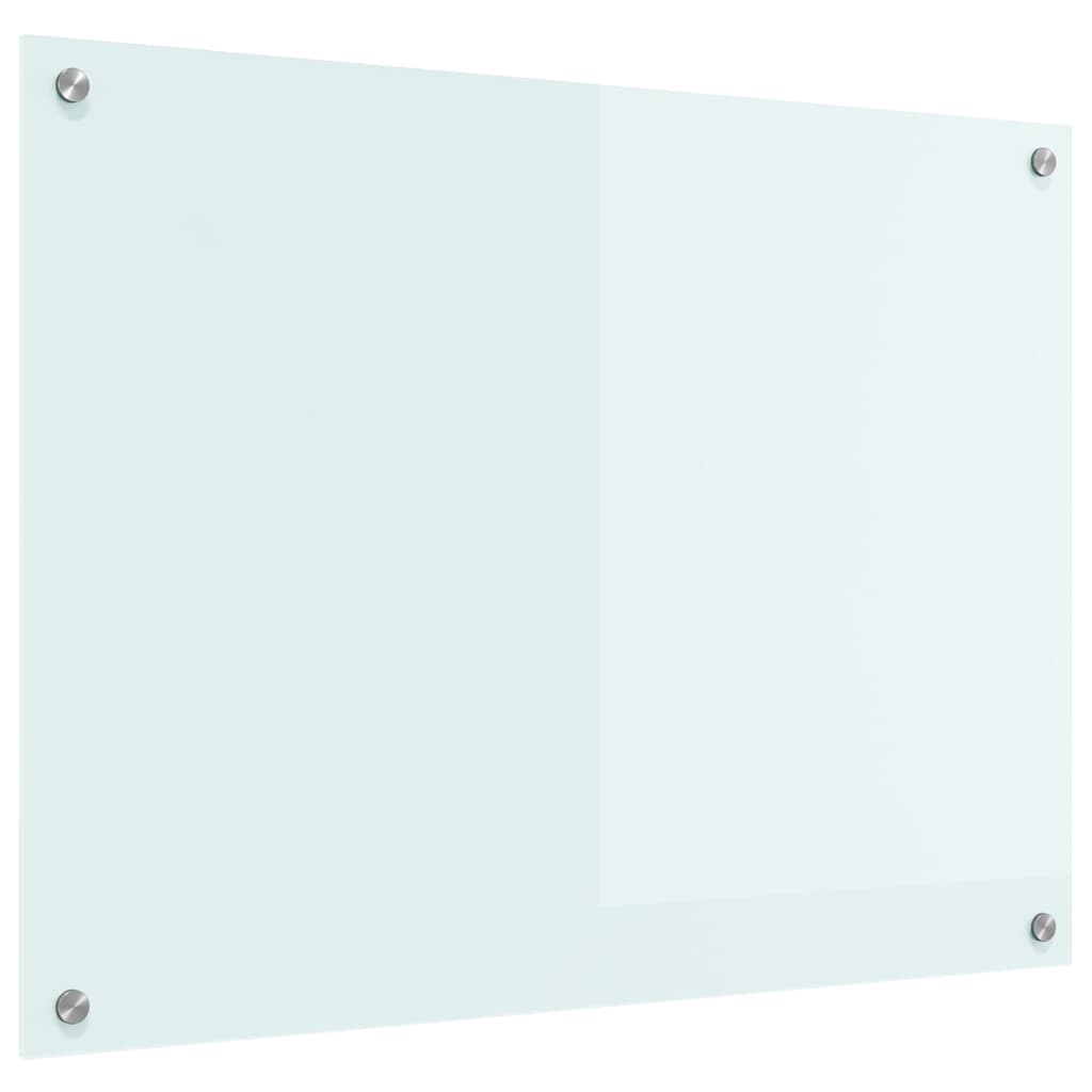 Rivestimento da Cucina Bianco 80 x 60 cm vetro temperato