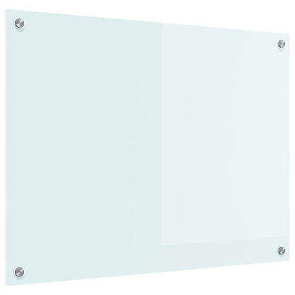 Rivestimento da Cucina Bianco 80 x 60 cm vetro temperato