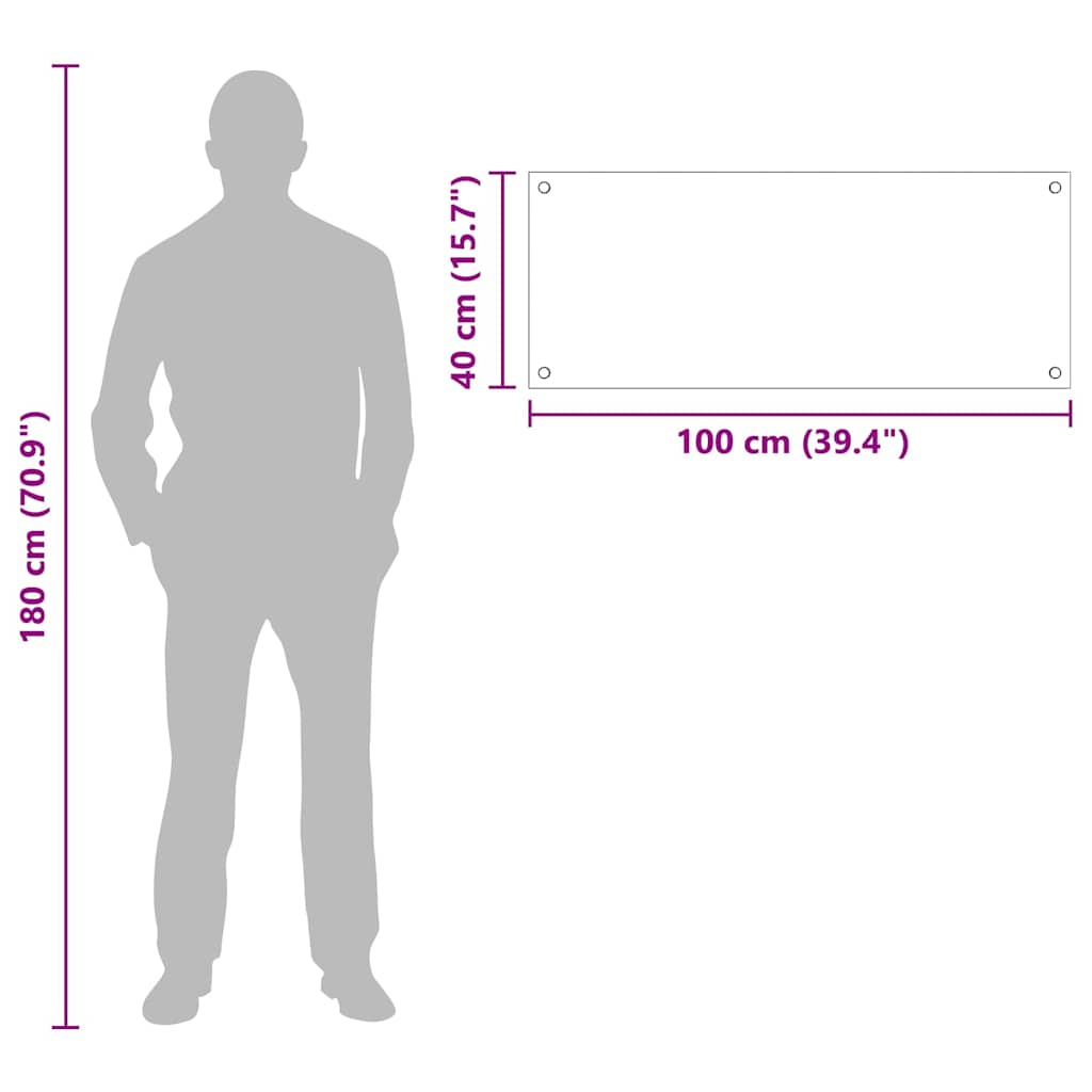 Rivestimento da Cucina Bianco 100 x 40 cm vetro temperato