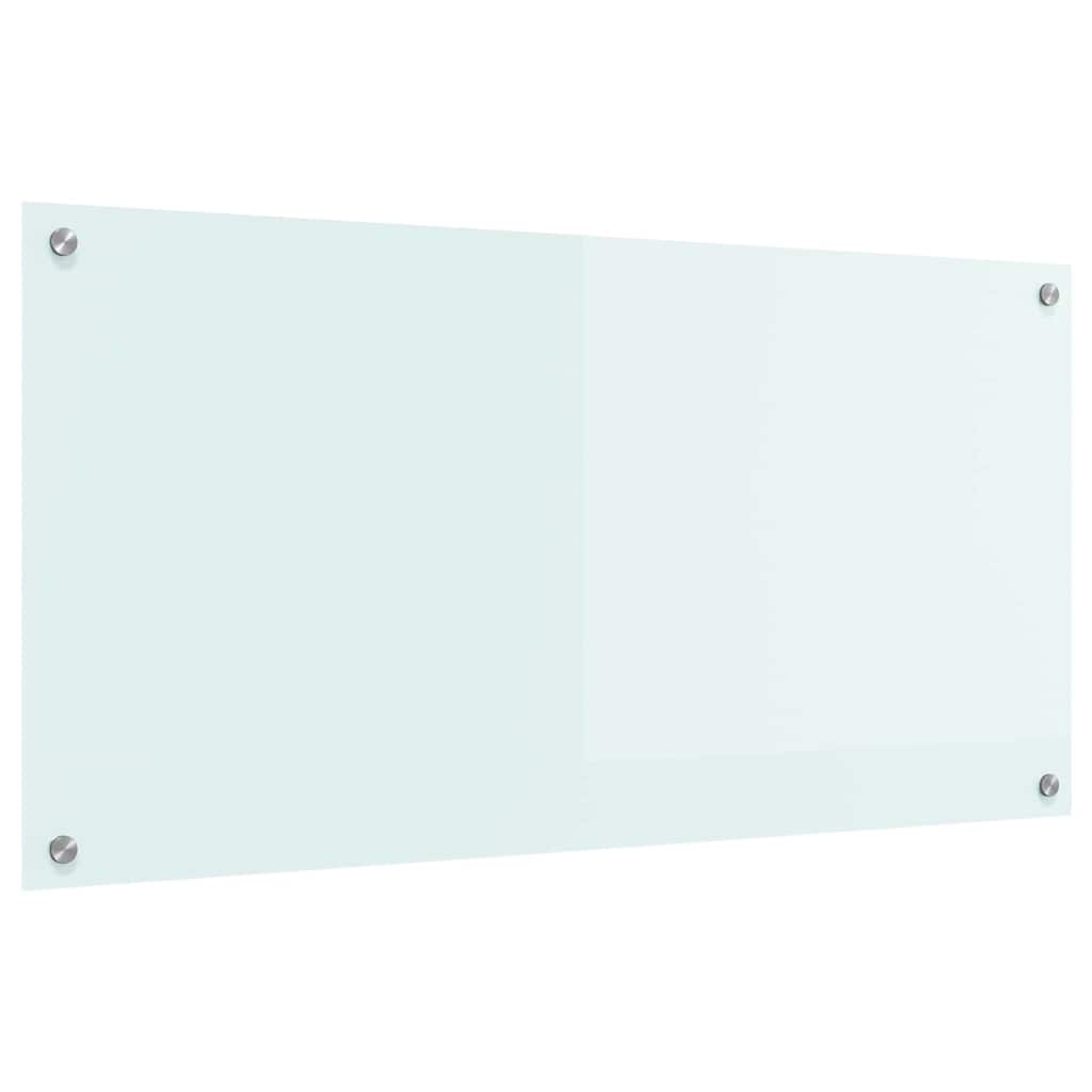 Rivestimento da Cucina Bianco 100 x 50 cm vetro temperato