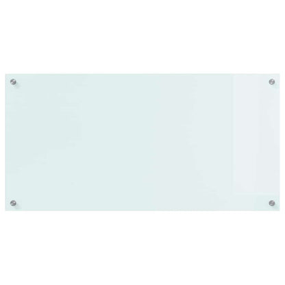 Rivestimento da Cucina Bianco 100 x 50 cm vetro temperato