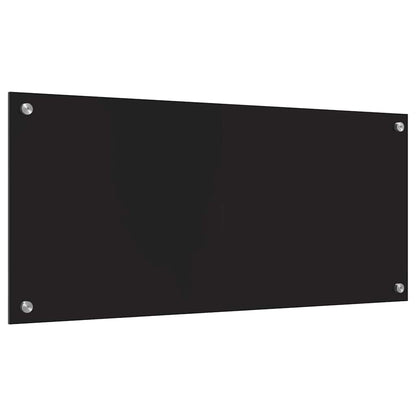 Rivestimento da Cucina Nero 90 x 40 cm vetro temperato