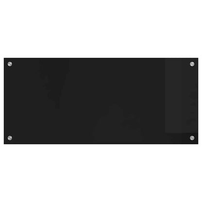 Rivestimento da Cucina Nero 90 x 40 cm vetro temperato