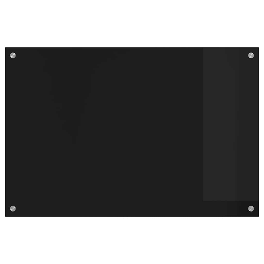 Rivestimento da Cucina Nero 90 x 60 cm vetro temperato