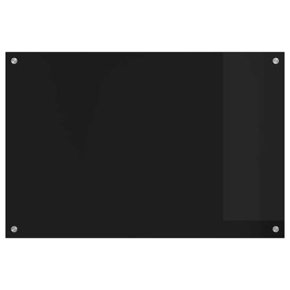 Rivestimento da Cucina Nero 90 x 60 cm vetro temperato