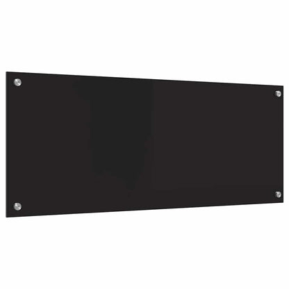 Rivestimento da Cucina Nero 100 x 40 cm vetro temperato
