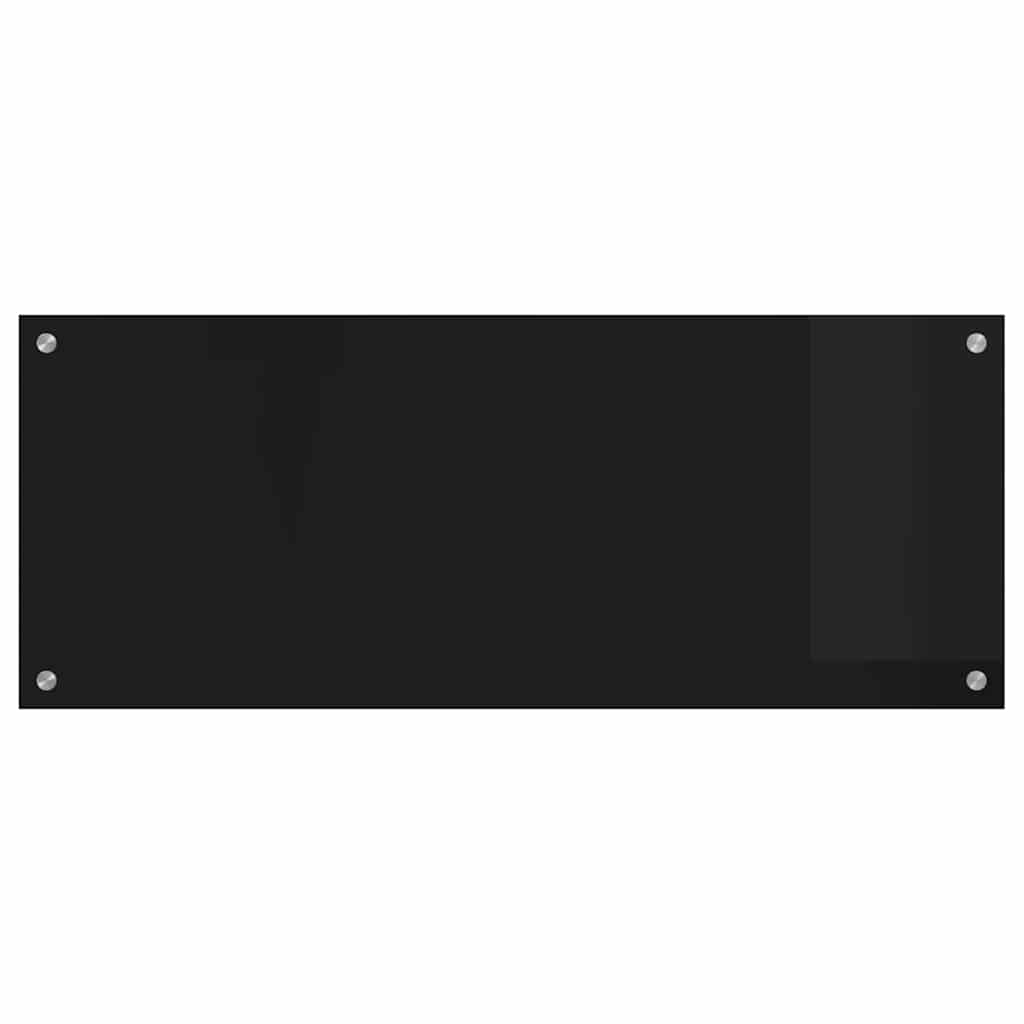 Rivestimento da Cucina Nero 100 x 40 cm vetro temperato