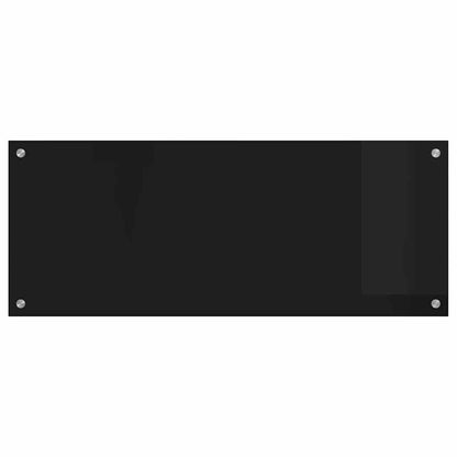 Rivestimento da Cucina Nero 100 x 40 cm vetro temperato