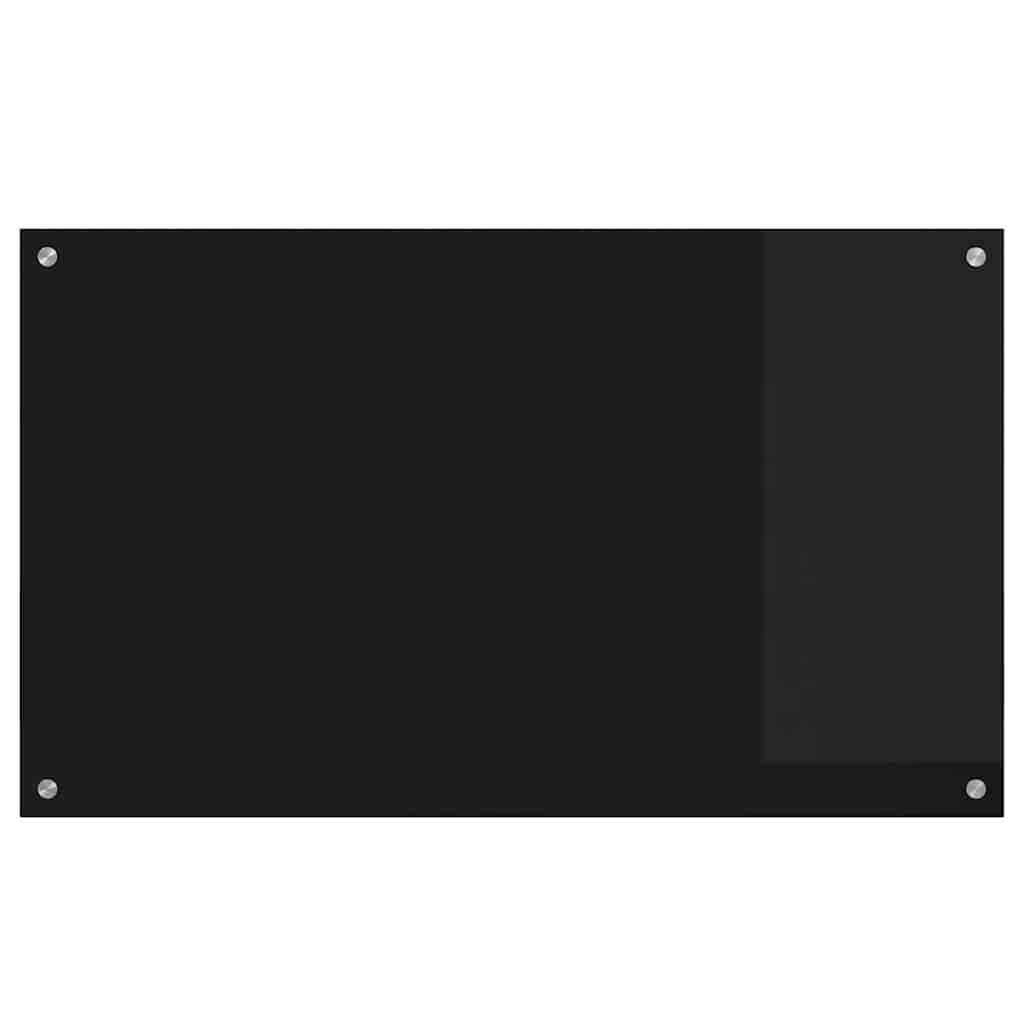 Rivestimento da Cucina Nero 100 x 60 cm vetro temperato