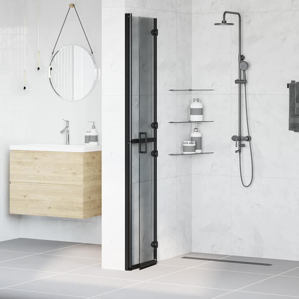 Parete doccia walk-in Nero 70 x 6,5 x 190 cm | homemem39
