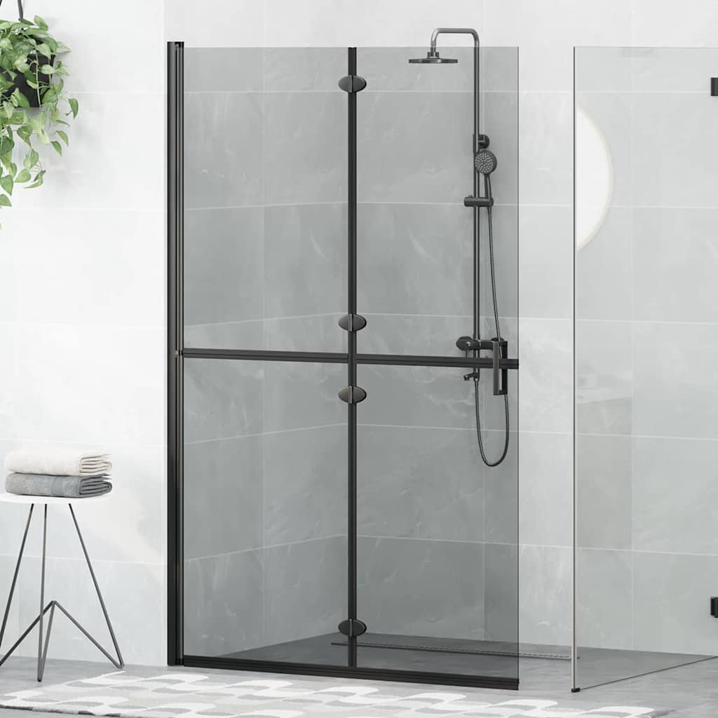 Parete doccia walk-in Nero 120 x 6,5 x 190 cm | homemem39