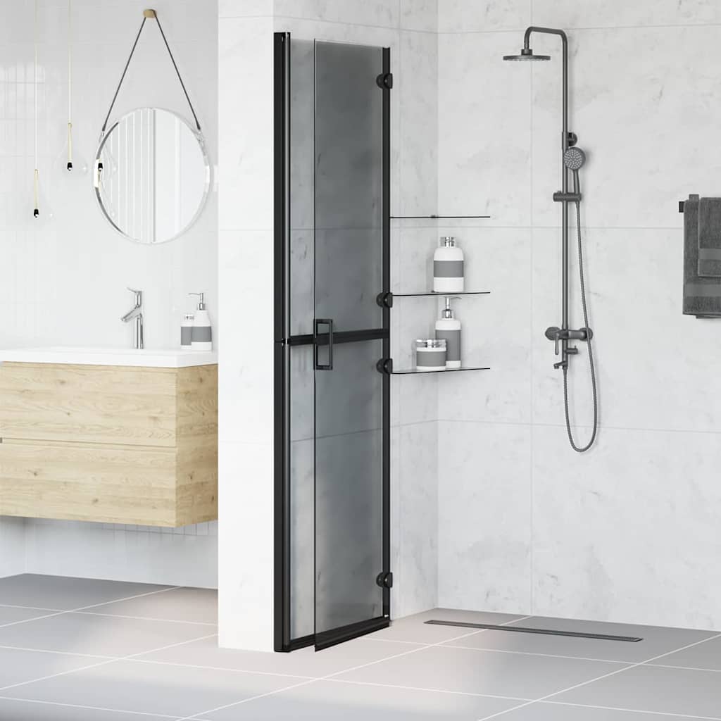 Parete doccia walk-in Nero 120 x 6,5 x 190 cm | homemem39