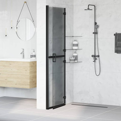 Parete doccia walk-in Nero 120 x 6,5 x 190 cm | homemem39