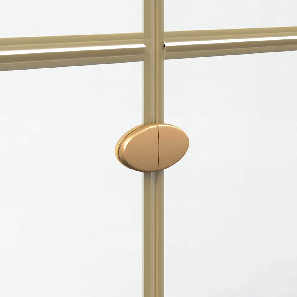 Parete doccia Walk-in Oro e trasparente 80 x 190 cm - homemem39